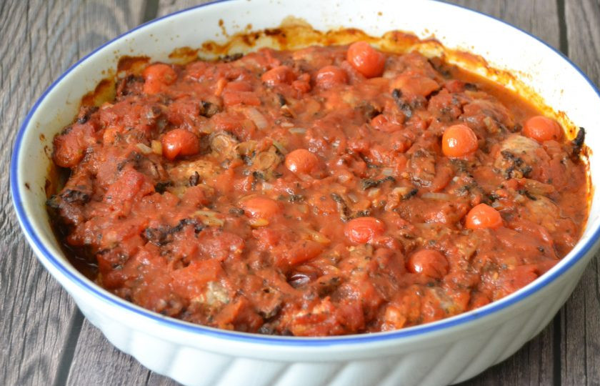 1. Этап. Польпетте: Готовые фрикадельки извлеките из духовки.