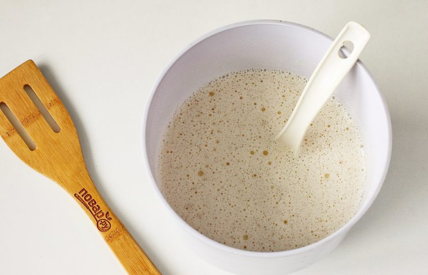 1. Этап. Блины Тающие во рту: Тесто готово.