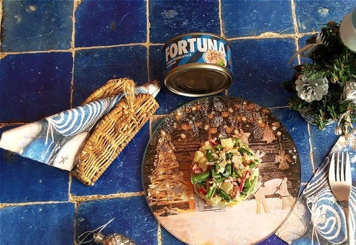 1. Этап. Салат с тунцом и стручковой фасолью: Попробуйте! Это вкусно!