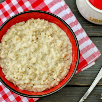 Овсяная каша со сливками