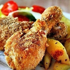 Курица в панировке в мультиварке