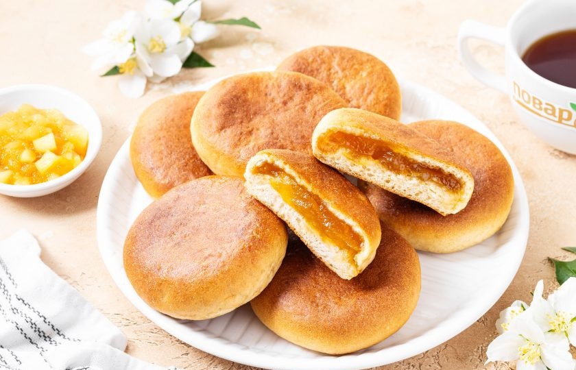 1. Этап. Постные пирожки с повидлом: Постные пирожки с повидлом готовы, приятного вам аппетита!