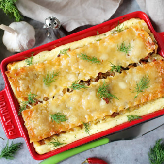 Лазанья Карбонара