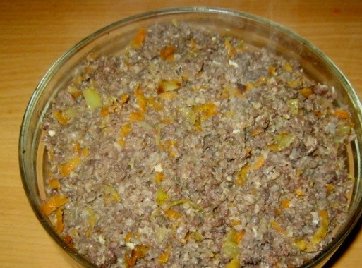 1. Этап. Начинка для пирожков из ливера: Всё готово. Перед тем как использовать начинку, её стоит остудить.