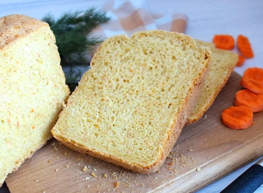 1. Этап. Морковный хлеб в хлебопечке: Приятного аппетита!