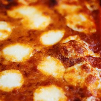 Лазанья с цуккини и беконом