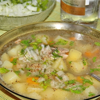 Уха из красной рыбы