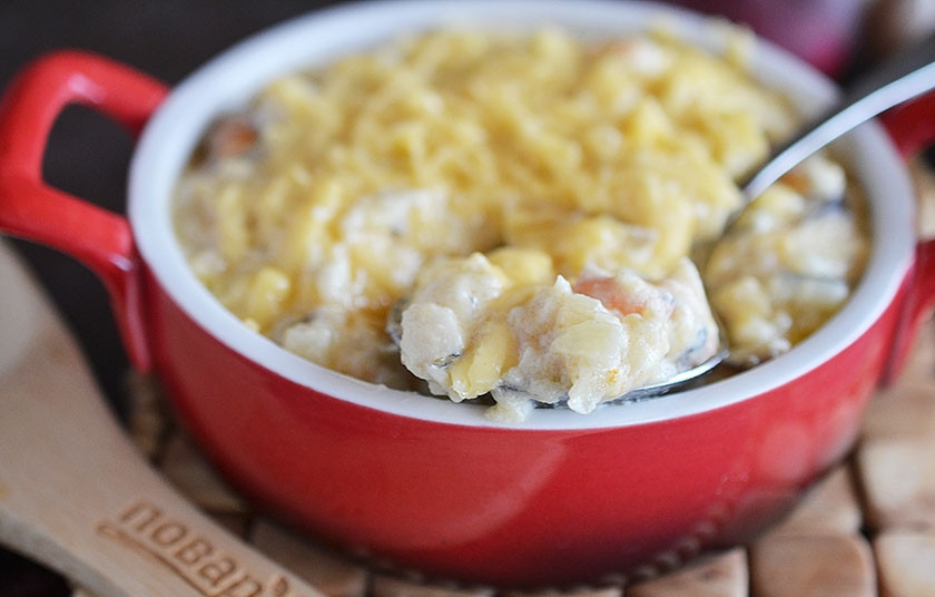 1. Этап. Чилийское чупе: Запекайте в разогретой до 180 градусов духовке около 15 минут. Приятного аппетита!