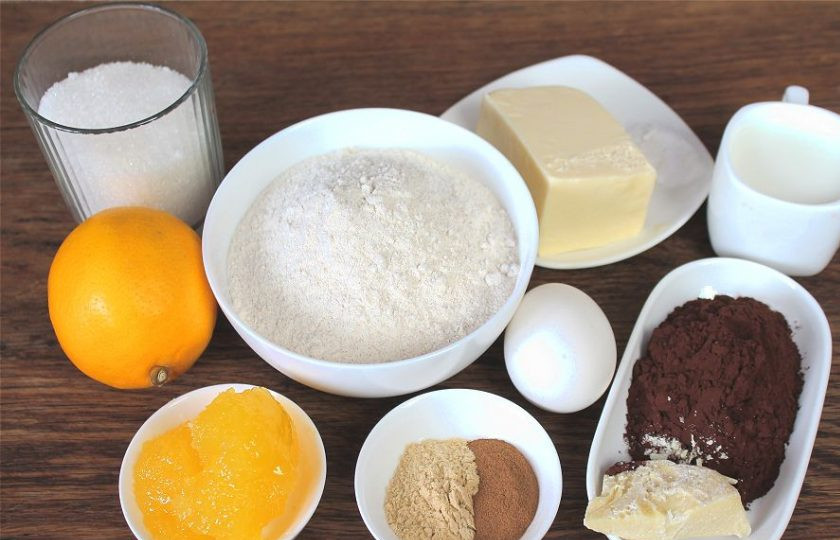 1. Этап. Самое вкусное имбирное печенье: Подготовим ингредиенты.