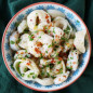 Cheese Tortellini with Shrimp and Chives