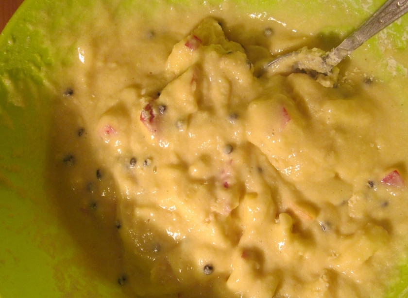 1. Этап. Торт Манник: Все перемешайте.