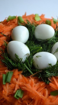 1. Этап. Салат Гнездо глухаря диетический: Готовьте с удовольствием!