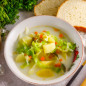 Молочный суп с капустой и картофелем
