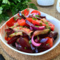 Салат из свеклы и баклажанов