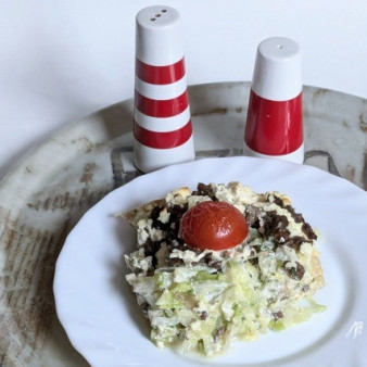 Запеканка из капусты и фарша