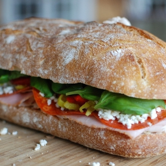 1. Этап. Сэндвич-кирпич: Накрываем бутерброд вторым куском хлеба.