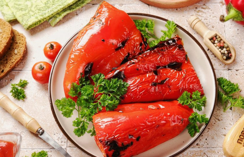 1. Этап. Болгарский перец на мангале: Болгарский перец на мангале готов. Подавайте со свежей зеленью или любимым соусом. А можете снять шкурку и приготовить салат или закуску — вариантов много. Приятного вам аппетита!