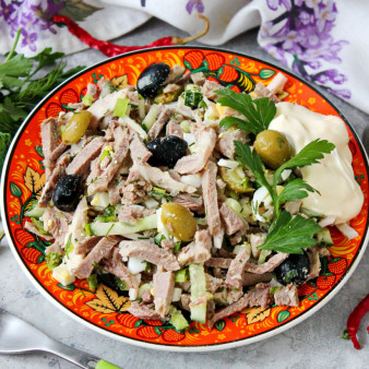 Салат Мясное ассорти