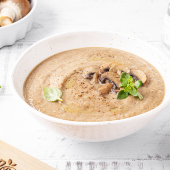 Грибной суп на кокосовом молоке