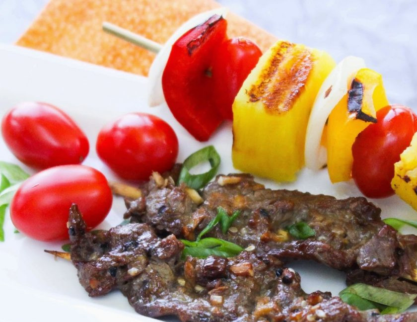 1. Этап. Шашлык гармошкой: 11. Подавайте шашлыки гармошкой сразу после обжаривания, мясо будет нежным и сочным.