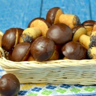 Грибочки из теста