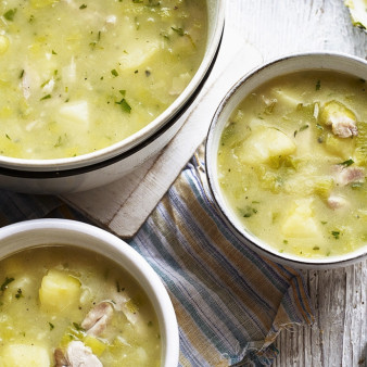 Картофельный суп с курицей