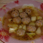 Суп с фрикадельками и картошкой