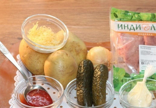 1. Этап. Мясные «Рассольники»: 1. Подготовим основные продукты.