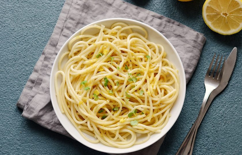 1. Этап. Спагетти с лимоном: Спагетти с лимоном готовы, приятного аппетита!