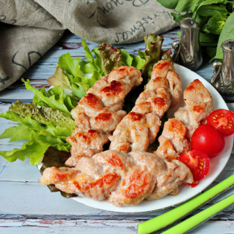 Мясные косички из свинины