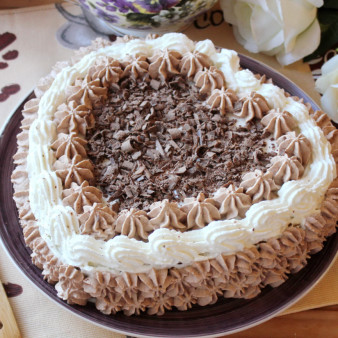 Торт Сердце из медовых коржей