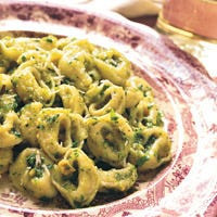 Cheese Tortellini with Walnut Pesto