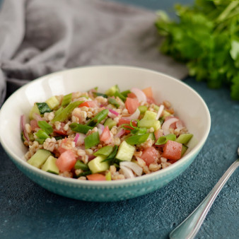 Салат с полбой