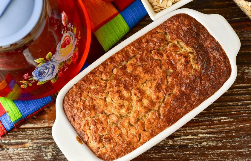 1. Этап. Овсяное суфле: Подайте суфле к столу после того, как оно немного остынет.