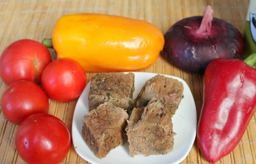 1. Этап. Салат Будапешт: Подготовим ингредиенты.