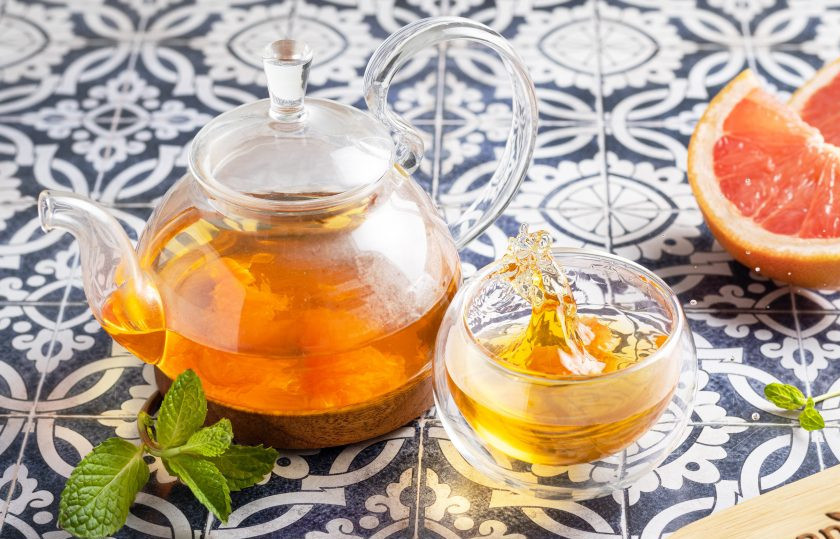 1. Этап. Чай с грейпфрутом: Чай с грейпфрутом готов!