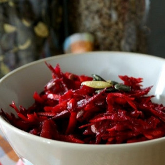 Салат со свеклой и морковью