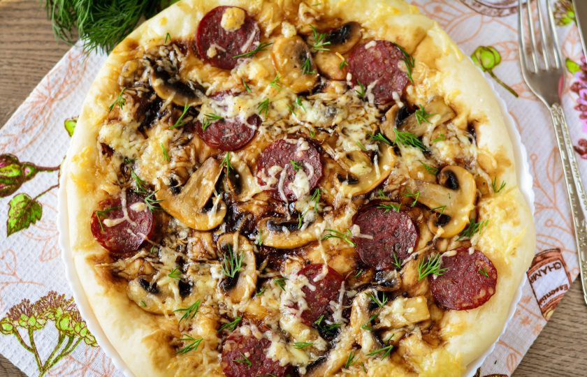 1. Этап. Пицца Терияки: Приятного аппетита!