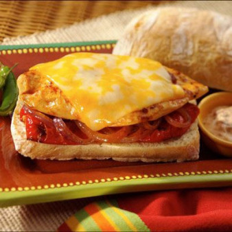 Chipotle Chicken and Veggie Sandwiches