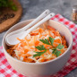 Салат из маринованной капусты с морковью