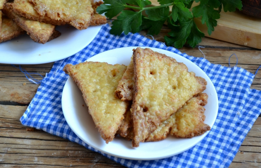 1. Этап. Сырное печенье: Печенье готово. Приятного аппетита!