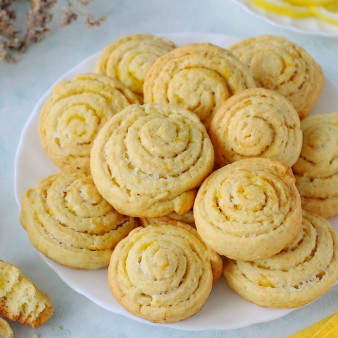 Лимонное печенье на кефире