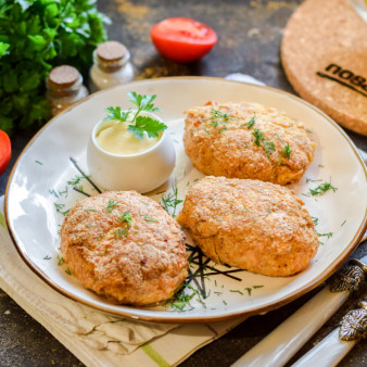 Котлеты из индейки с картошкой