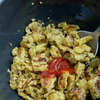 Омлет из яичного порошка