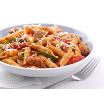 Zesty Penne, Sausage and Peppers