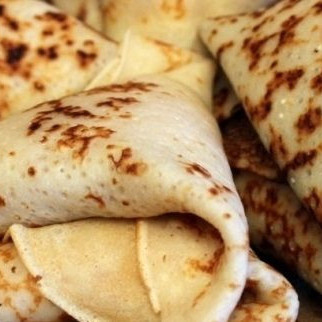 Блинчики с творогом и бананом