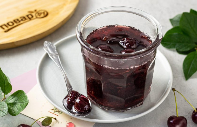 1. Этап. Конфитюр из вишни: Конфитюр из вишни готов, приятного аппетита!