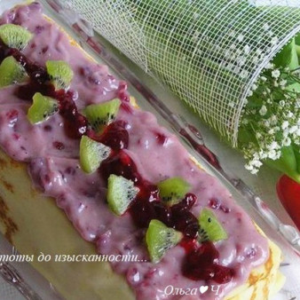 Блинный террин Брусничная масленица