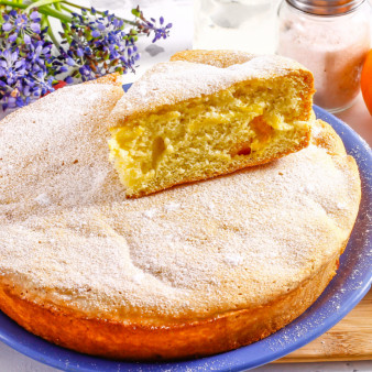 Бисквит с мандаринами