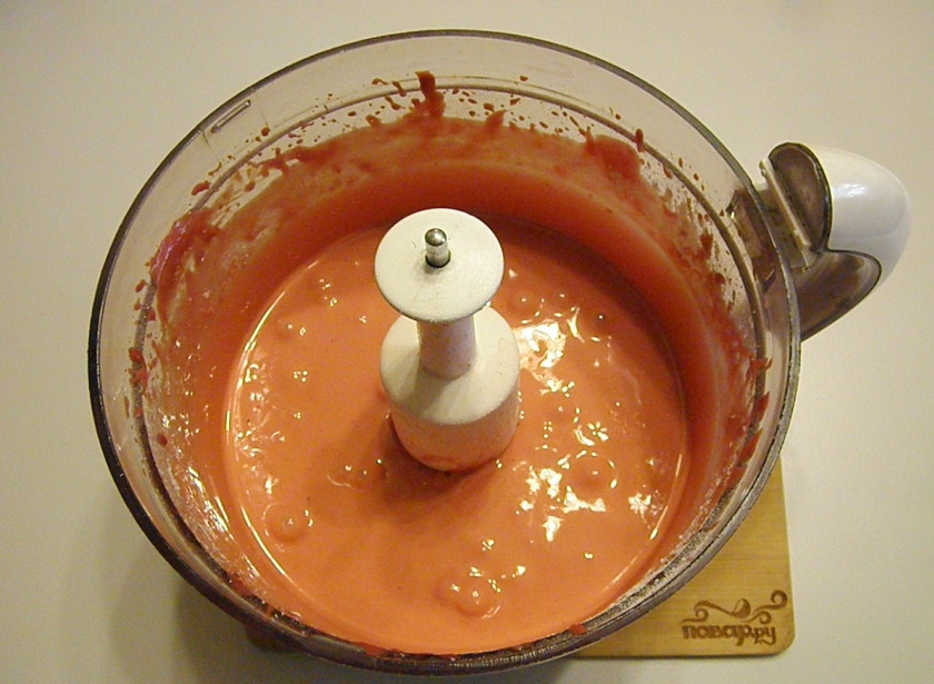 1. Этап. Печеночный торт из куриной печени: Тесто для коржей готово. Переходим к жарке.